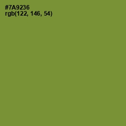 #7A9236 - Wasabi Color Image