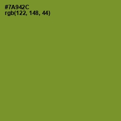 #7A942C - Wasabi Color Image