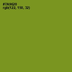 #7A9620 - Wasabi Color Image