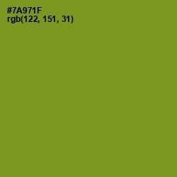 #7A971F - Trendy Green Color Image