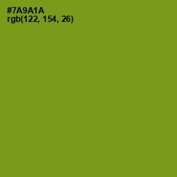 #7A9A1A - Trendy Green Color Image
