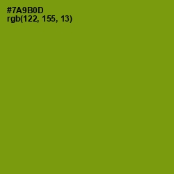 #7A9B0D - Limeade Color Image