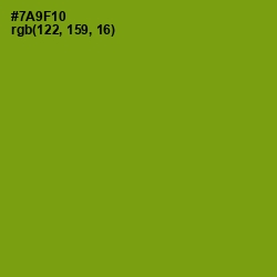 #7A9F10 - Limeade Color Image