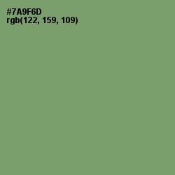 #7A9F6D - Laurel Color Image
