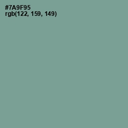 #7A9F95 - Oxley Color Image