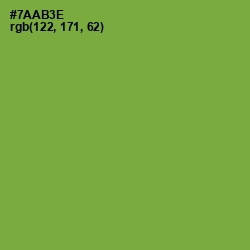 #7AAB3E - Wasabi Color Image