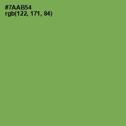 #7AAB54 - Asparagus Color Image