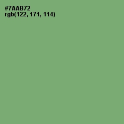 #7AAB72 - Fern Color Image