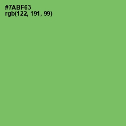 #7ABF63 - Fern Color Image