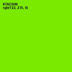 #7AEB00 - Chartreuse Color Image