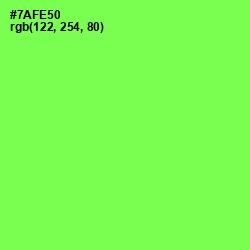 #7AFE50 - Screamin' Green Color Image