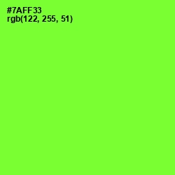 #7AFF33 - Chartreuse Color Image