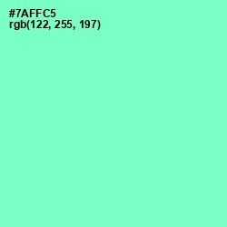 #7AFFC5 - Aquamarine Color Image