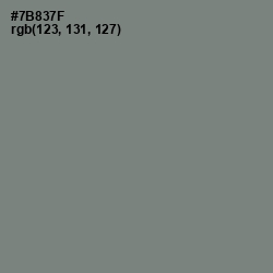 #7B837F - Xanadu Color Image