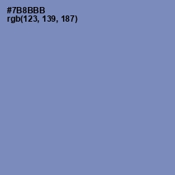 #7B8BBB - Ship Cove Color Image