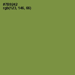 #7B9242 - Glade Green Color Image