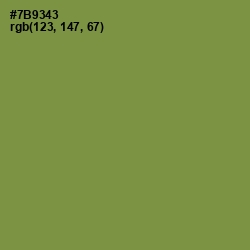 #7B9343 - Glade Green Color Image