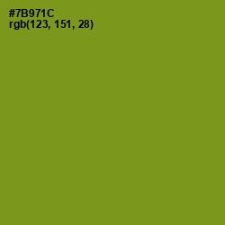 #7B971C - Trendy Green Color Image