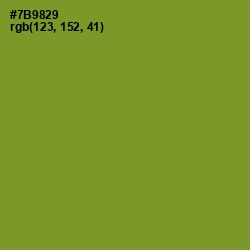 #7B9829 - Wasabi Color Image