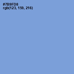 #7B9FD8 - Danube Color Image