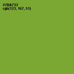 #7BA733 - Wasabi Color Image