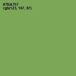 #7BA757 - Asparagus Color Image