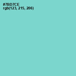 #7BD7CE - Bermuda Color Image