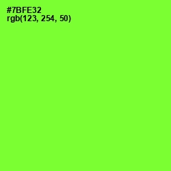 #7BFE32 - Chartreuse Color Image