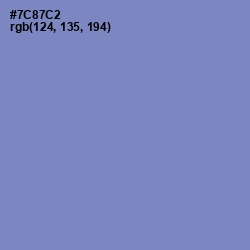 #7C87C2 - Danube Color Image