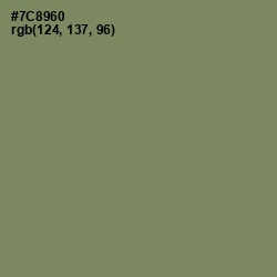 #7C8960 - Flax Smoke Color Image