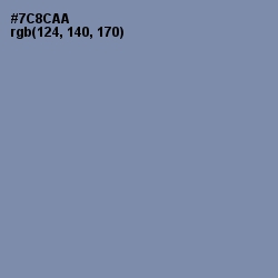 #7C8CAA - Wild Blue Yonder Color Image