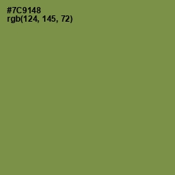 #7C9148 - Glade Green Color Image