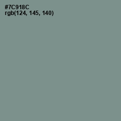 #7C918C - Oxley Color Image