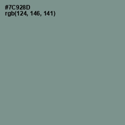 #7C928D - Oxley Color Image