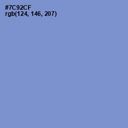 #7C92CF - Danube Color Image