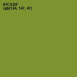 #7C932F - Wasabi Color Image