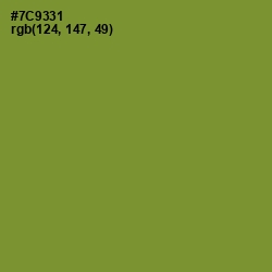 #7C9331 - Wasabi Color Image