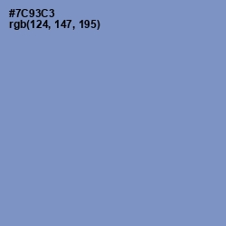 #7C93C3 - Danube Color Image