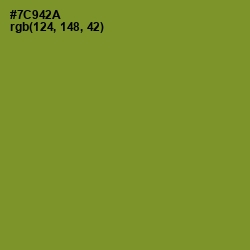 #7C942A - Wasabi Color Image