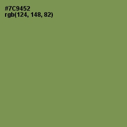 #7C9452 - Glade Green Color Image