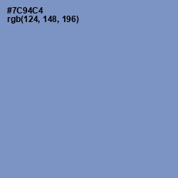 #7C94C4 - Danube Color Image