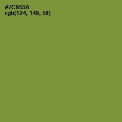 #7C953A - Wasabi Color Image