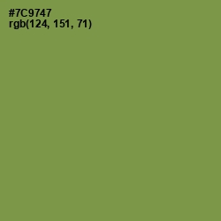 #7C9747 - Glade Green Color Image