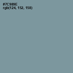 #7C989E - Juniper Color Image
