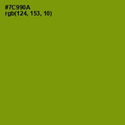 #7C990A - Limeade Color Image