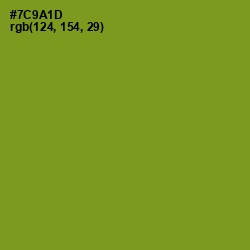 #7C9A1D - Trendy Green Color Image