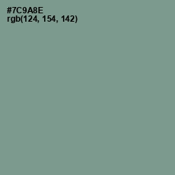 #7C9A8E - Oxley Color Image