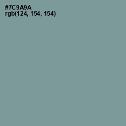 #7C9A9A - Juniper Color Image