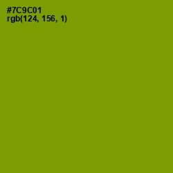 #7C9C01 - Limeade Color Image