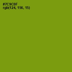 #7C9C0F - Limeade Color Image